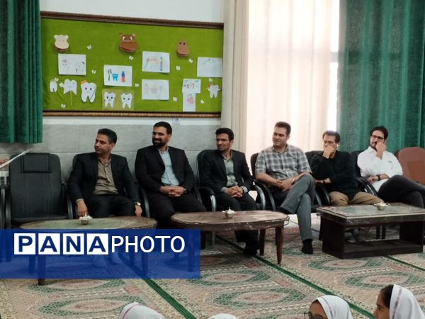 افتتاح نمادین طرح وارنیش فلوراید در دبستان شهید عامل هوشمند زارچ