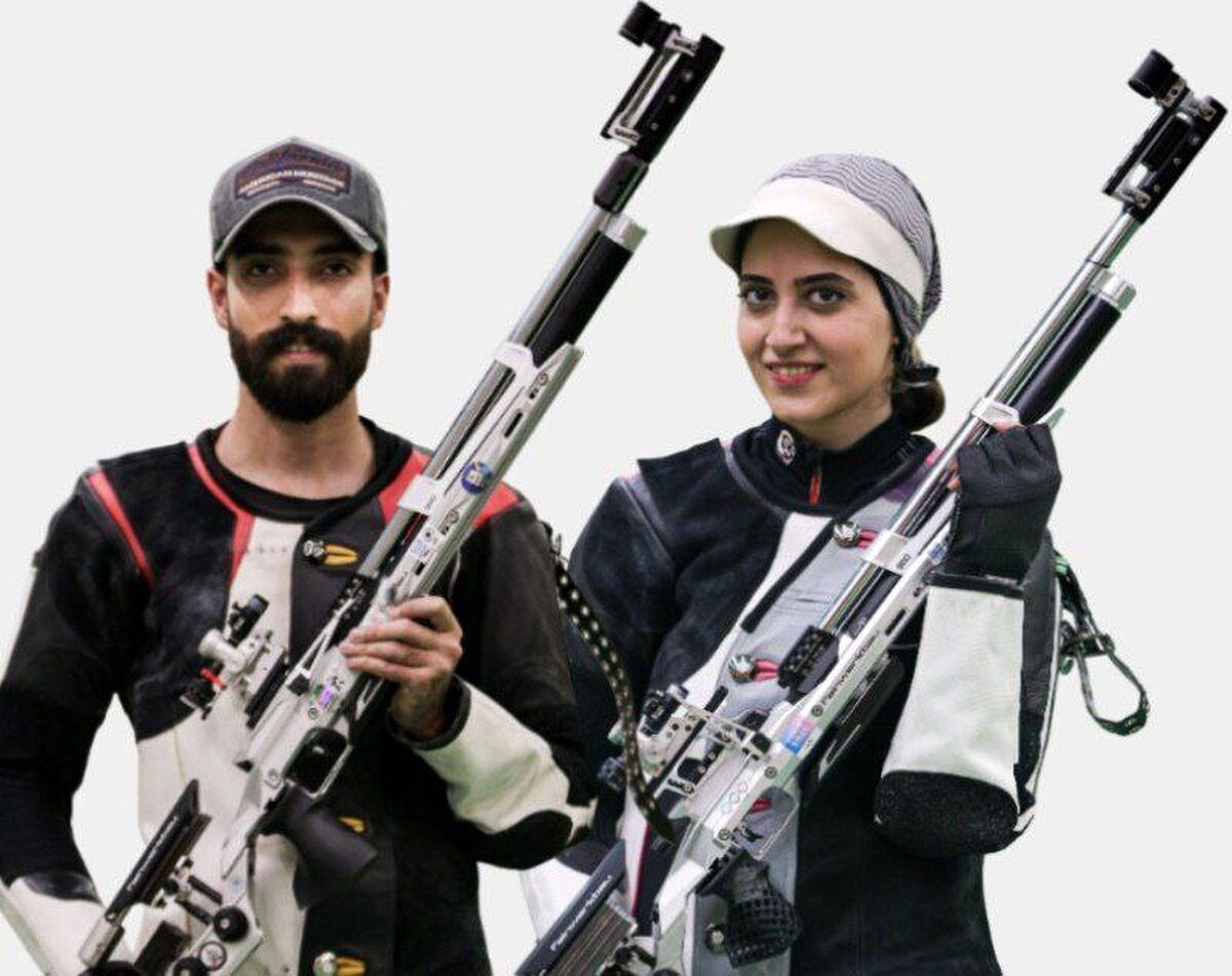 قهرمانی آسیا؛صعود تیم میکس تفنگ ۱۰ متر به دیدار رده‌بندی/ ژاپن حریف ایران شد