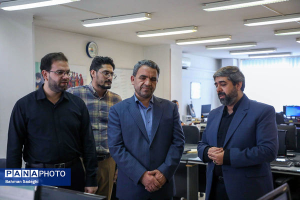 بازدید احمد محمودزاده معاون وزیر آموزش و پرورش از خبرگزاری پانا