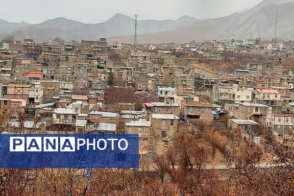 چهره شفاف و دل انگیز شهربارنیشابور با بارش  باران پاییزی  