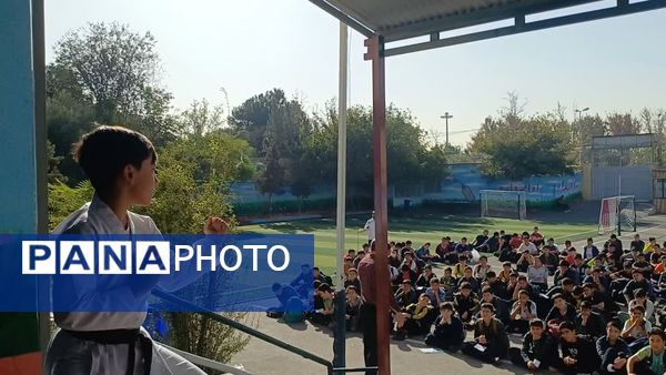 انتخابات انجمن ورزشی و المپیاد دانش‌آموزی دبیرستان اندیشه شاهد 