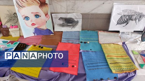 جوشش هنری دختران دبیرستان نجمه