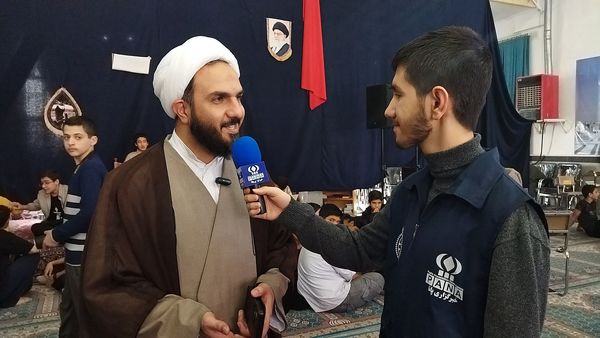 بازدید مسئولین شهرستان از اعتکاف دانش‌آموزی 