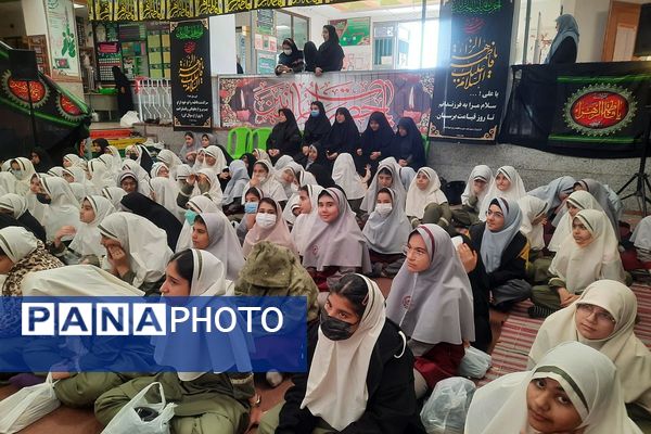 مراسم سوگواری وفات حضرت ام البنین (س) در مدارس ناحیه دو شهرری 