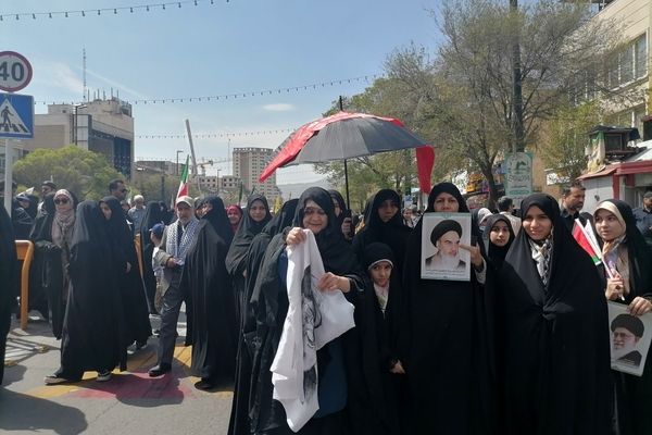 راهپیمایی روز قدس در مشهد مقدس