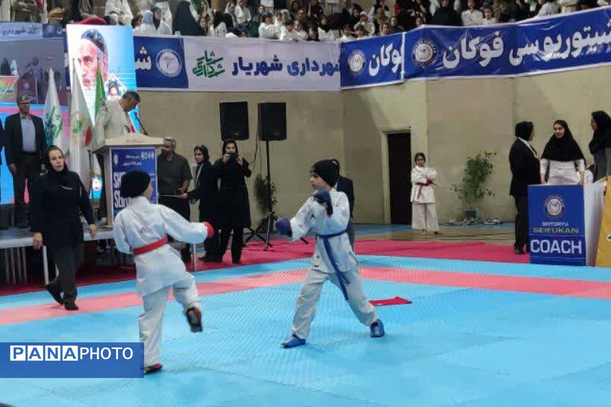 اولین دوره مسابقات قهرمانی کاراته استان تهران در رشته شیتوریو سی فوکان در شهریار