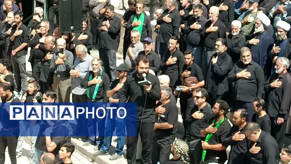 اقامه عزا و نوحه خوانی در صحن آستان مقدس حضرت سلطانعلی(ع) 