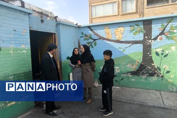 بازدید از مدارس ملارد جهت تأکید بر بهداشت و تجهیزات ورزشی