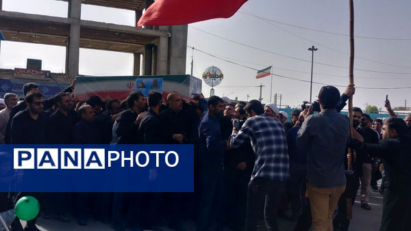 خاکسپاری شهید «اسماعیل شاکری» در مسجد جمکران
