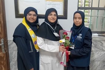 جشن ولادت حضرت زینب(س) و روز پرستار در دبیرستان عطیه