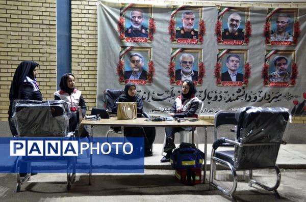 مراسم عزاداری شب پنجم محرم در هیئت فرهنگیان دهه اول محرم