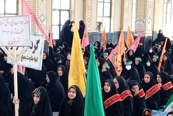 حماسه حضور و نمایش اقتدار بسیجیان شهرستان بن