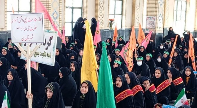 حماسه حضور و نمایش اقتدار بسیجیان شهرستان بن