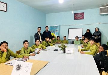 گرامیداشت هفته کتاب و کتابخوانی در مدرسه نواب صفوی خاتم