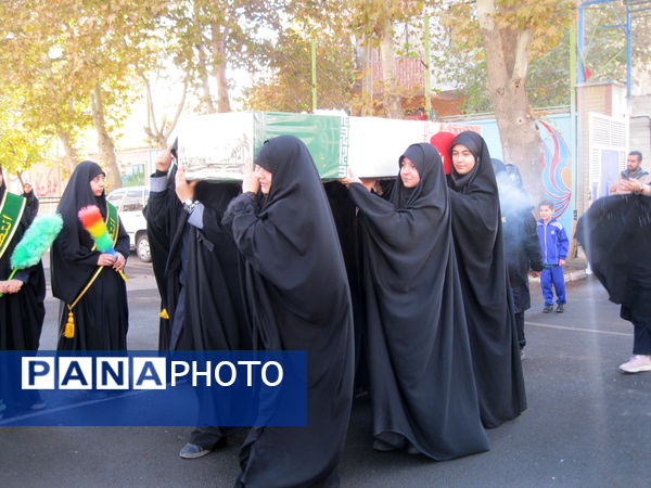 دبیرستان سردار شهید قاسم سلیمانی میزبان شهید گمنام شد