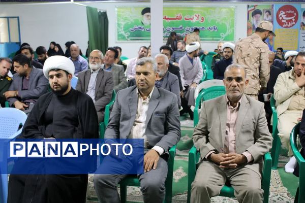 مراسم گرامیداشت شهید مقاومت در محل سپاه ناحیه شهرستان خلیل‌آباد