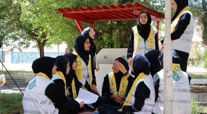 اردوی انتخابی پیشتازان سازمان دانش‌آموزی استان کرمانشاه