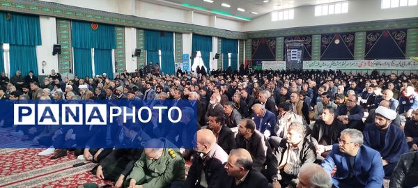 مراسم گرامیداشت حماسه ۹ دی روز بصیرت و میثاق امت با ولایت در شهرستان خلیل آباد