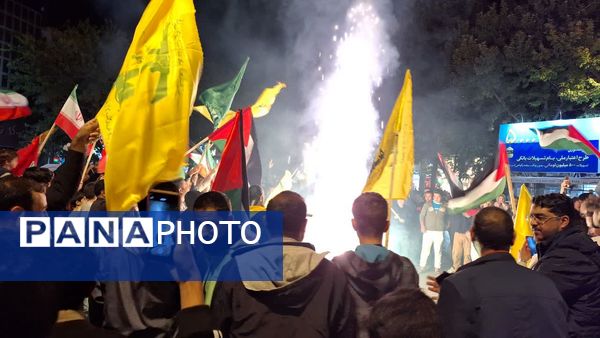شادی مردم پس از انتقام وعده صادق ۲ در بجنورد
