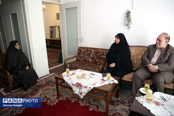 دیدار با خانواده شهید مهدی ابراهیمی