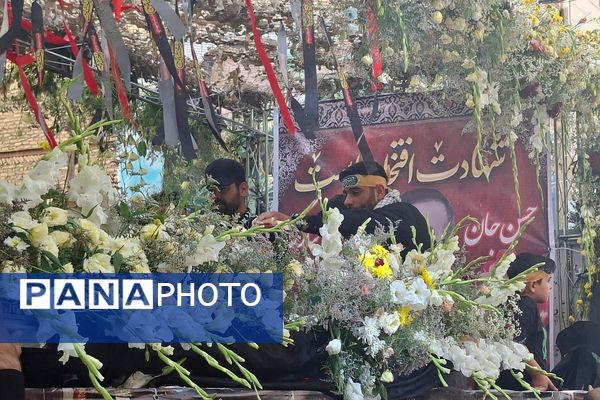 مردم قرچک در سوگِ سردار شهید حسن خوانساری 