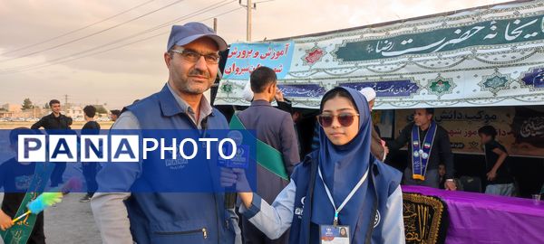 برپایی موکب نهادهای اداره آموزش و پرورش در شیروان