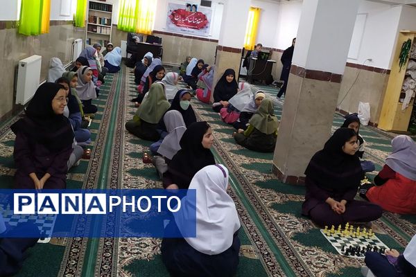 اختتامیه مسابقات شطرنج دختران بهارستان دو