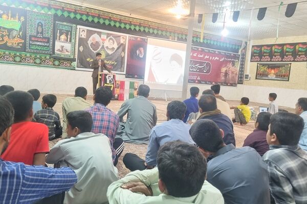 مراسم گرامیداشت شهید جهادگر حاج حمید حیدری در روستای مزرعه شهید بهشتی 
