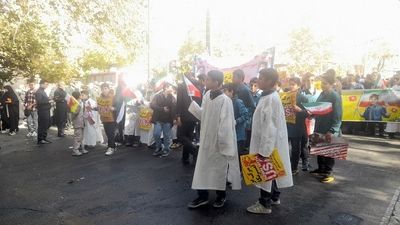 حس و حال دانش‌آموزان میرحبیبی ناحیه 4 کرج در روز دانش‌آموز 