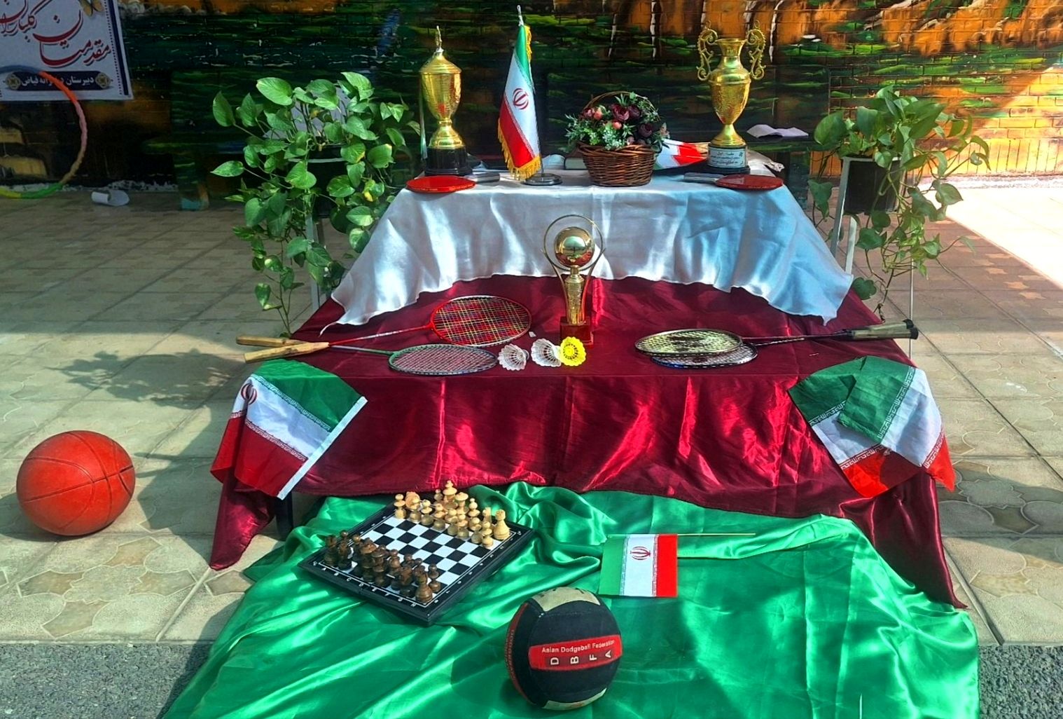 گرامیداشت هفته تربیت بدنی در دبیرستان فیاض 