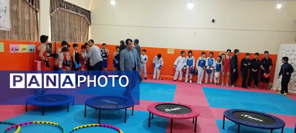  افتتاح کلاس تربیت‌بدنی در مدرسه قمر بنی هاشم ملکان