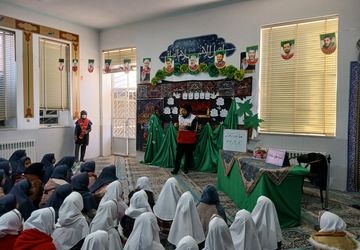 اجرای بیست وهفتمین مانورسراسری زلزله در دبستان دخترانه علمدار تفت