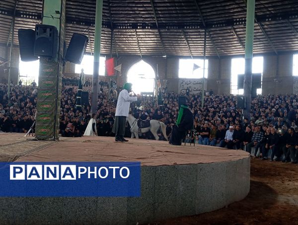 آیین سنتی شبیه خوانی اربعین حسینی در احمدآباد میانجلگه