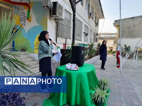 یادواره شهید دانش‌آموز قدرت الله قربانی نصر آبادی در مدرسه واثقی