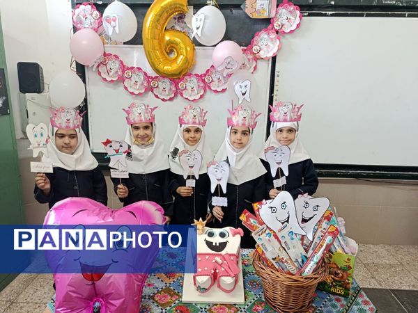 جشن دندان شماره شش و پویش دو دو تا یادت نره در دبستان عصمت باخرز