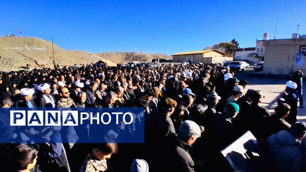 تشییع و تدفین شهید گمنام در شهر غلامان 