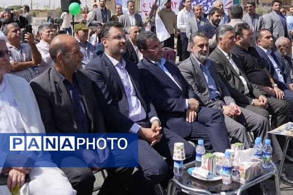 آیین افتتاحیه فاز اول بوستان سلامت باقرشهر 