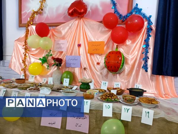 جشنواره تغذیه سالم و سلامت در دبستان پسرانه فضیلت کاشمر