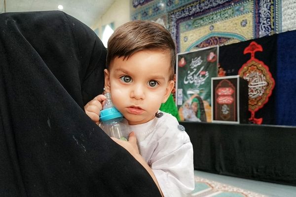  مراسم شیرخوارگان حسینی در شهرستان مارگون