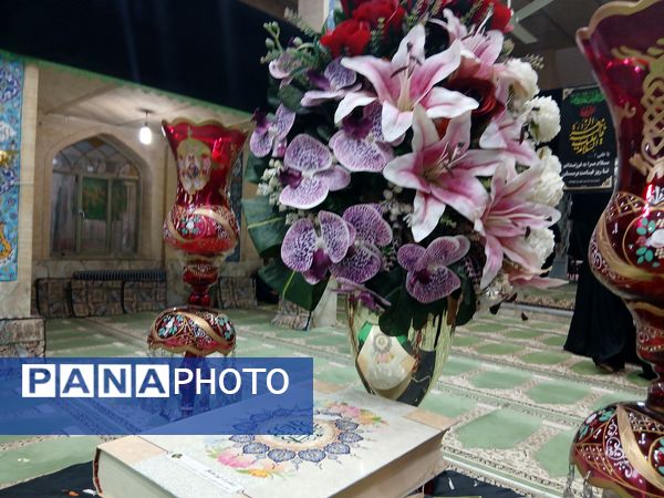 استقبال از شهید گمنام در مسجد امام حسین مجتبی (ع) محله سید میرزا