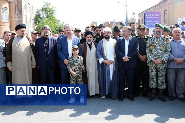 تشییع پیکر شهید نارنجی در ارومیه