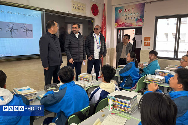 بازدید دانش‌آموزان والیبالیست زیر ۱۵ سال ایران از مدرسه شانگژو در روز چهارم مسابقات