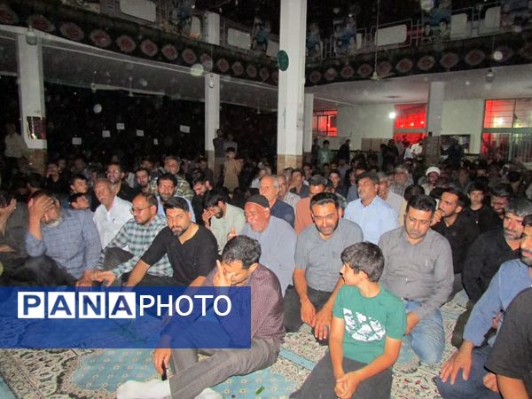 وداع با شهیدان عزیز شهر زازران در مسجد جامع شهر زازران