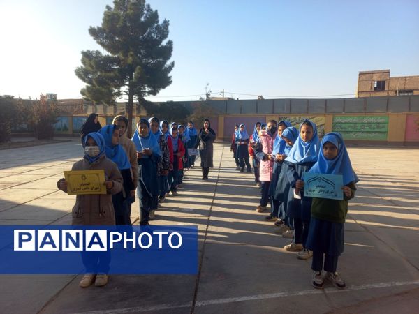 انتخابات شورای دانش آموزی در مدرسه فرهنگ خلیل آباد