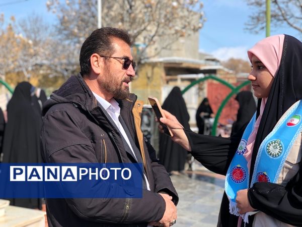 حماسه‌آفرینی دیگر از مردم منطقه رضویه در راهپیمایی 22بهمن