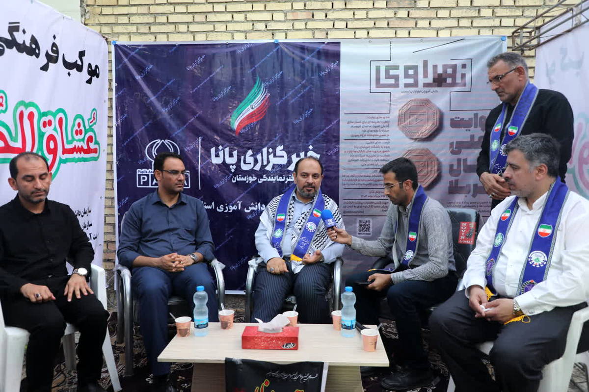 استقبال گرم پیشتازان حسینی از معاون وزیر آموزشوپرورش در مرز چذابه