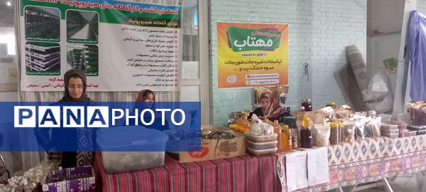 نمایشگاه صنایع دستی بانوان در مصلی امام خامنه‌ای شهرستان شیروان