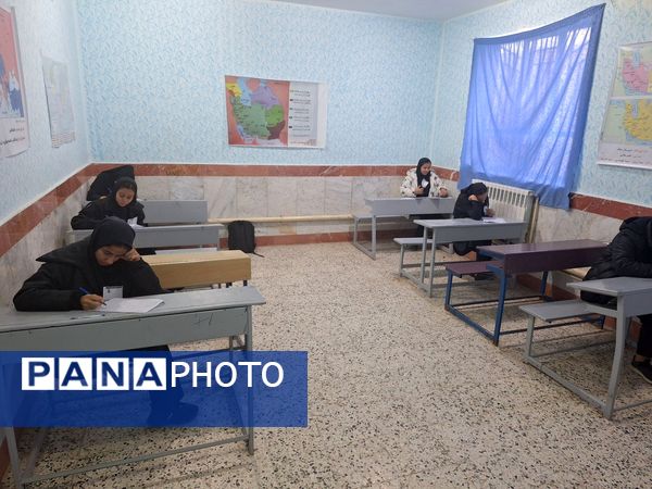 امتحانات نوبت اول در مدرسه برادران رحمانی خلیل آباد