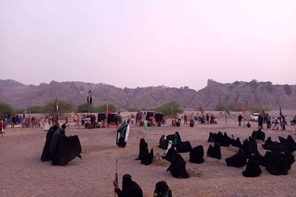 میناب میزبان آیین معنوی «حرکت نمادین کاروان اهل بیت از شام تا کربلا»