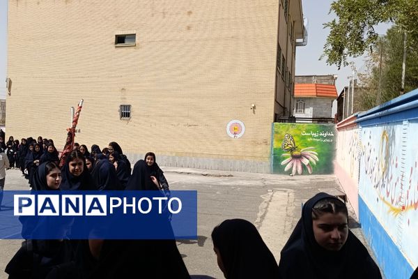 جشن جوانه ها در دبیرستان مهر نیشابور